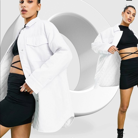 ASOS nylon shacket - Picture 2 of 4